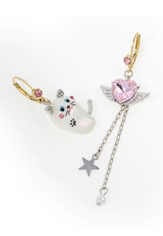 Betsey Johnson Náušnice – šedá