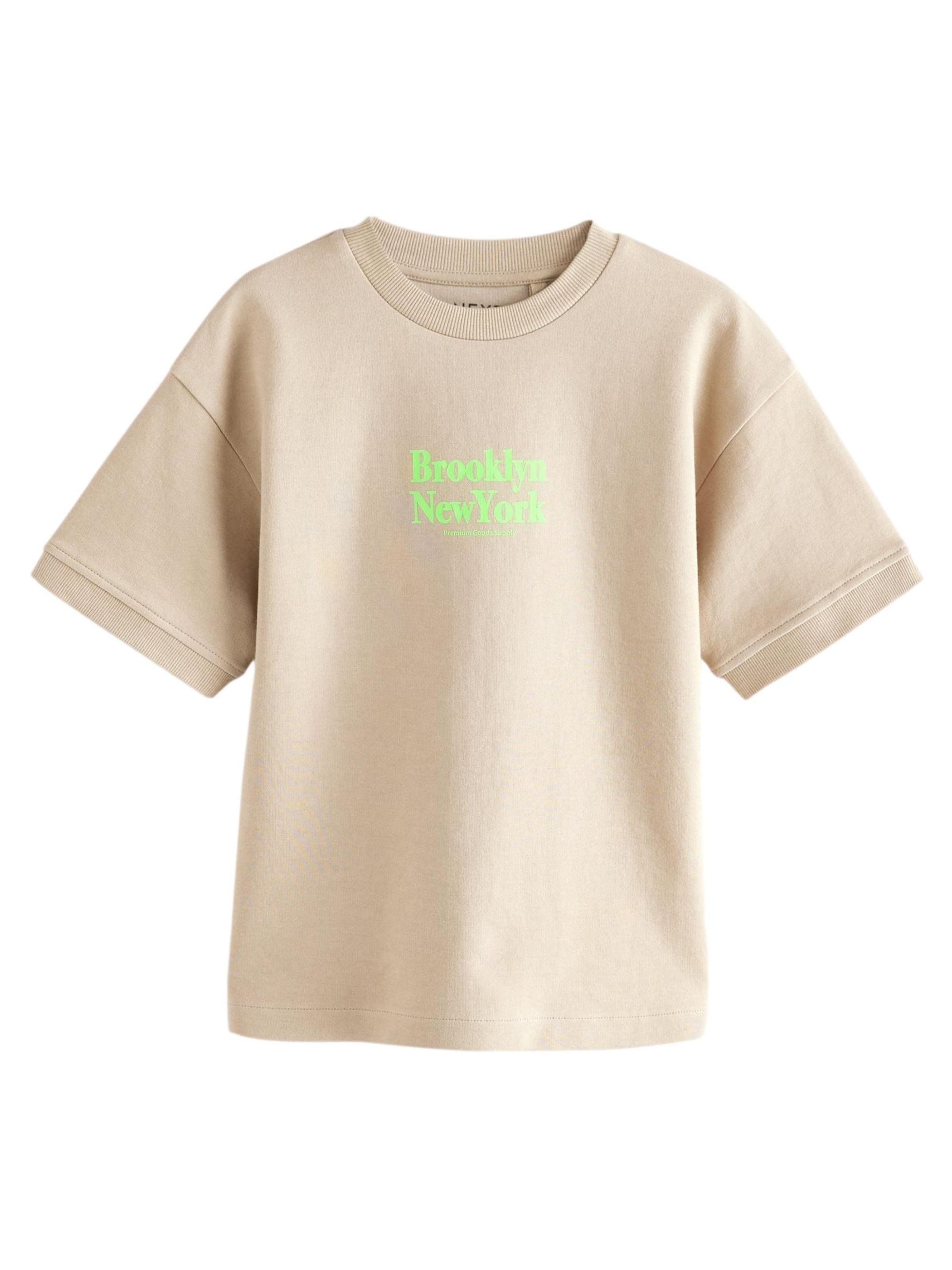 Next Sweatshirt i beige: framsida