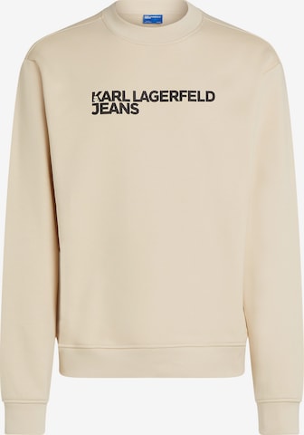 KARL LAGERFELD JEANS Свитшот в Бежевый: спереди