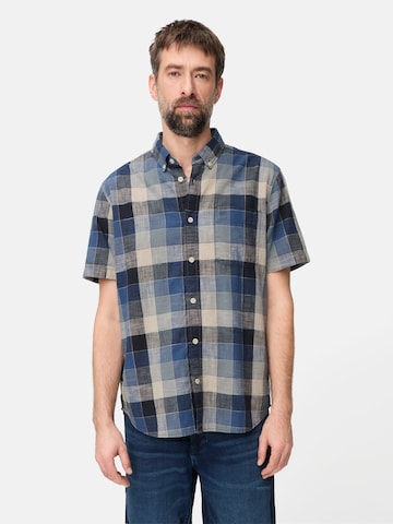 CAMEL ACTIVE Regular fit Button Up Shirt in Blue: front