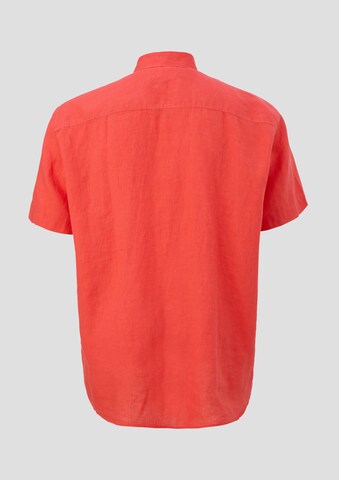 s.Oliver Men Big Sizes Regular Fit Hemd in Rot
