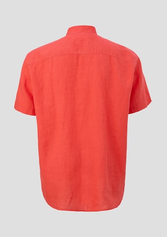 s.Oliver Men Big Sizes Regular fit Button Up Shirt in Red