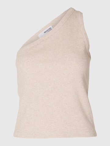 SELECTED FEMME Top in Beige: front