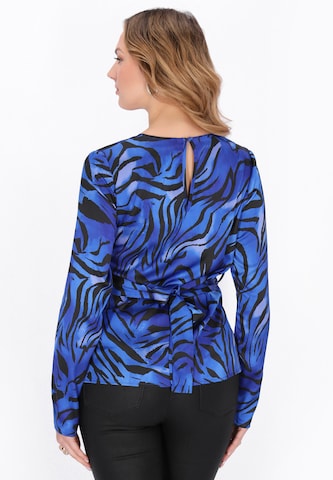 Chemisier faina en bleu