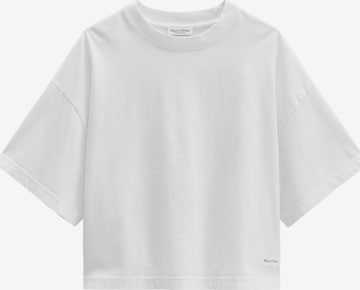 T-shirt Marc O'Polo en blanc : devant