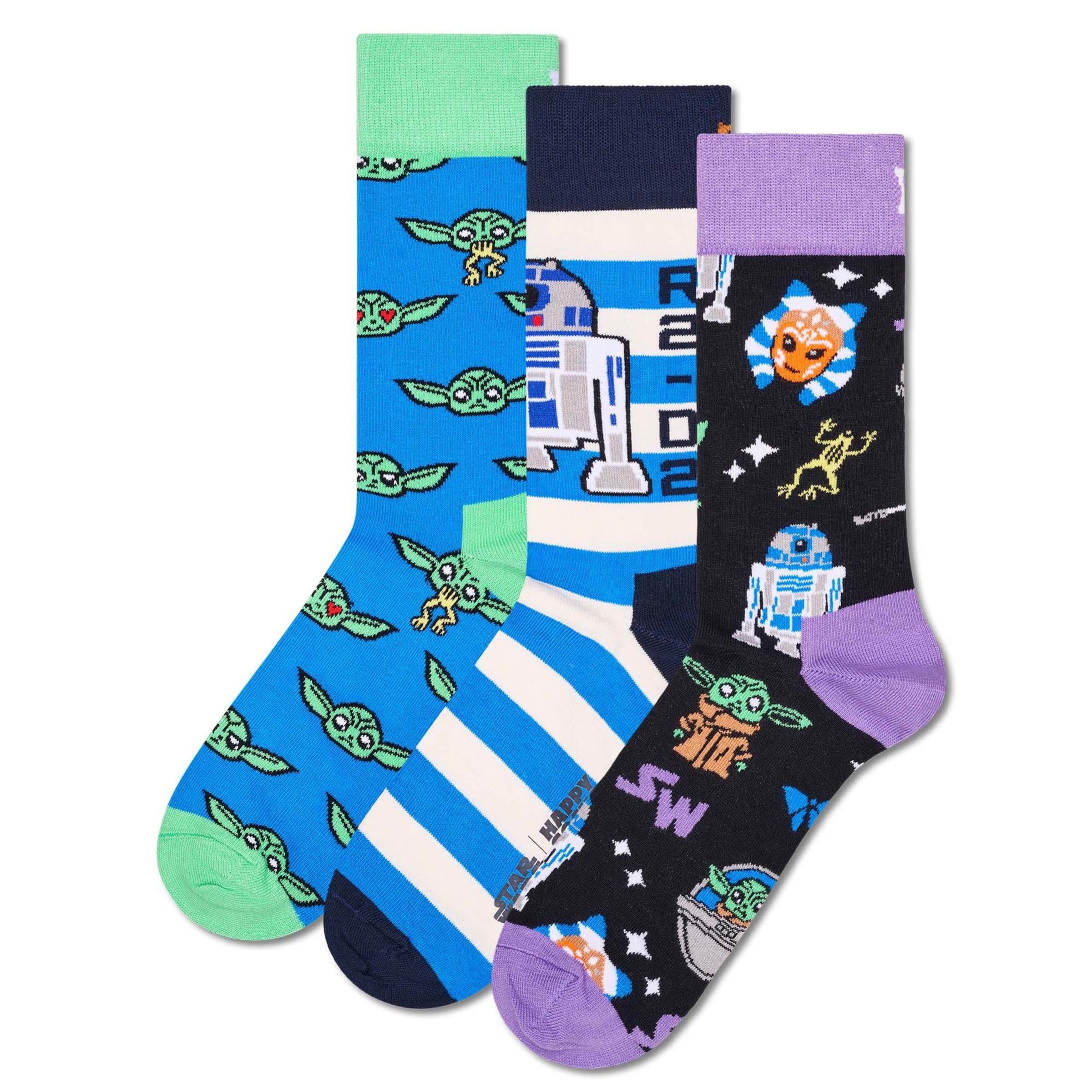 Happy Socks Chaussettes 'STAR WARS' en mélange de couleurs, Vue avec produit