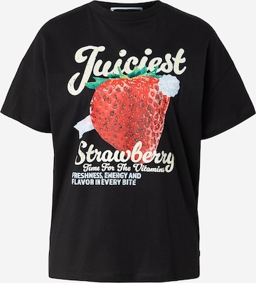 QS T-Shirt in Schwarz: Vorderseite