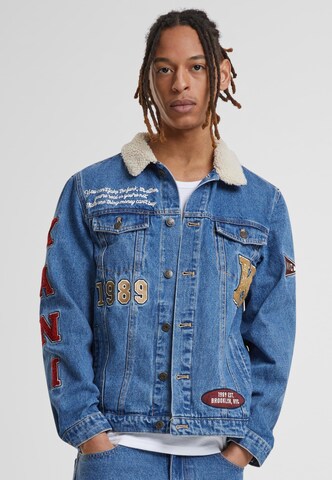 Veste mi-saison Karl Kani en bleu : devant