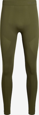FALKE Workout Pants in Green: front