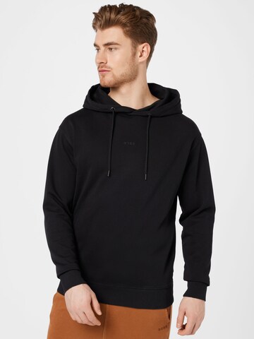 BOSS Sweatshirt 'WEFADE' in Schwarz: predná strana