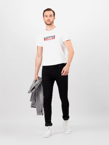 Tommy Jeans Skinny Jeans 'Simon' in Zwart