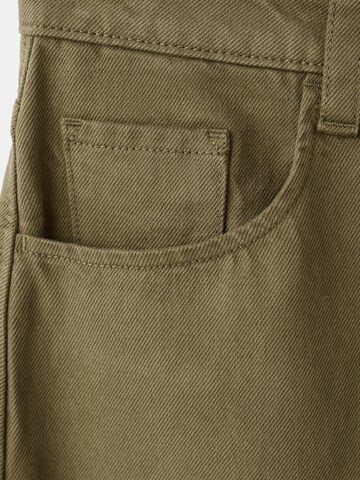 MANGO Wide leg Jeans 'CLEMENCE' in Green