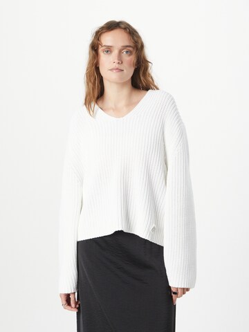 HUGO Sweater 'Sulla' in White: front