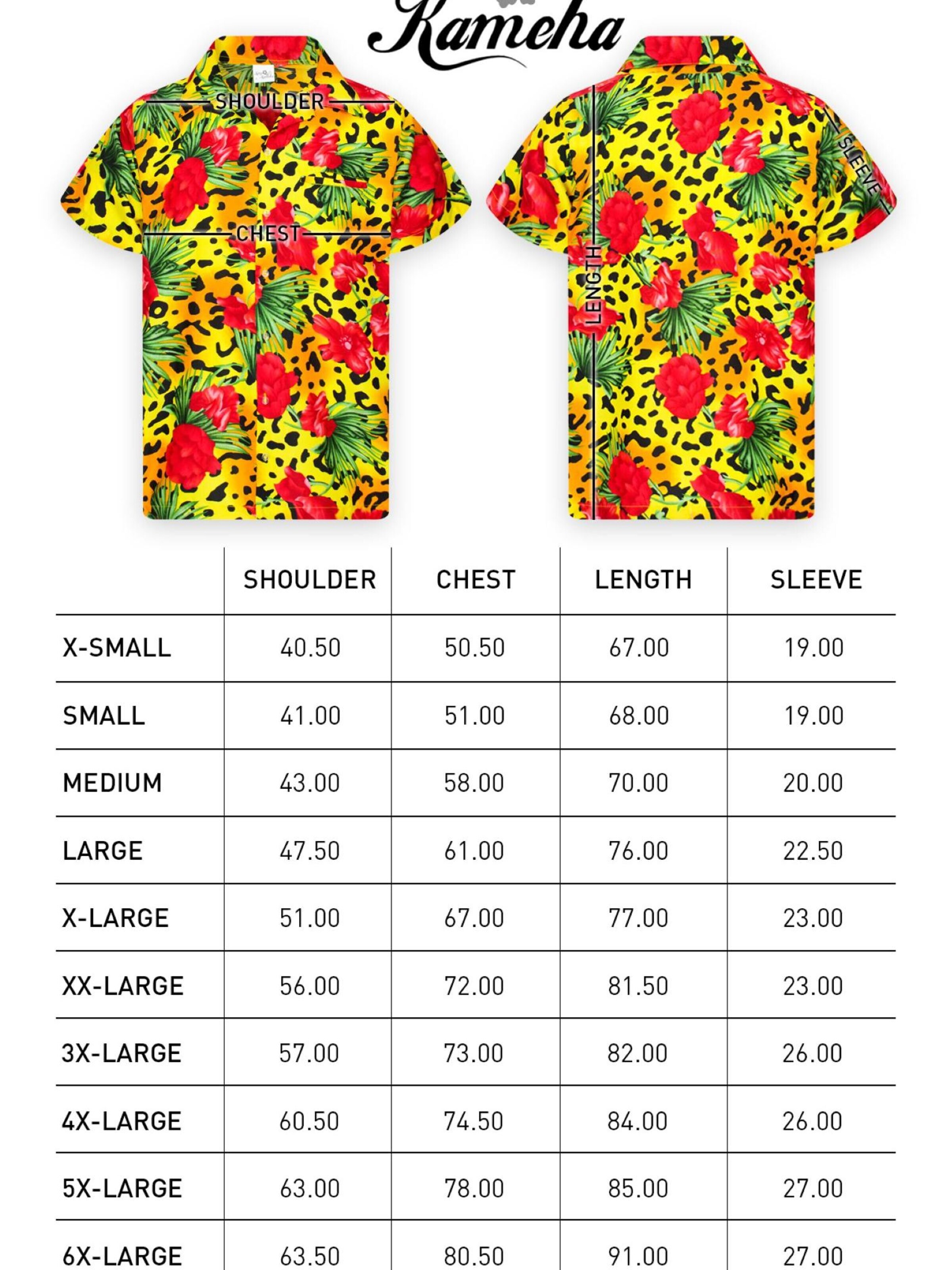 King Kameha Shirt 'Leopard Flowers'‌‌‌ in Gelb