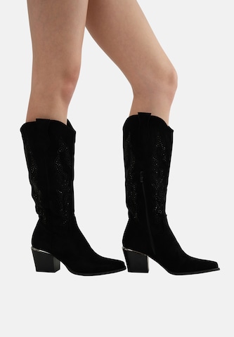 Bottes de cowboy Salinyang en noir