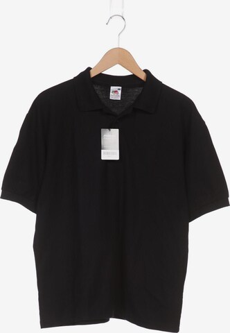 FRUIT OF THE LOOM Poloshirt L in Schwarz: predná strana