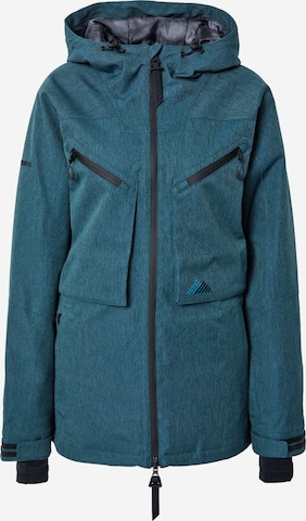 Superdry Snow Outdoorjas 'Freeride' in Blauw: voorkant