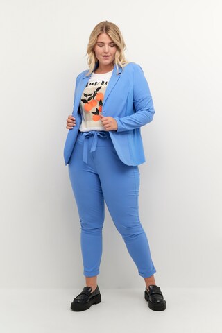 Blazer 'Jia' KAFFE CURVE en bleu