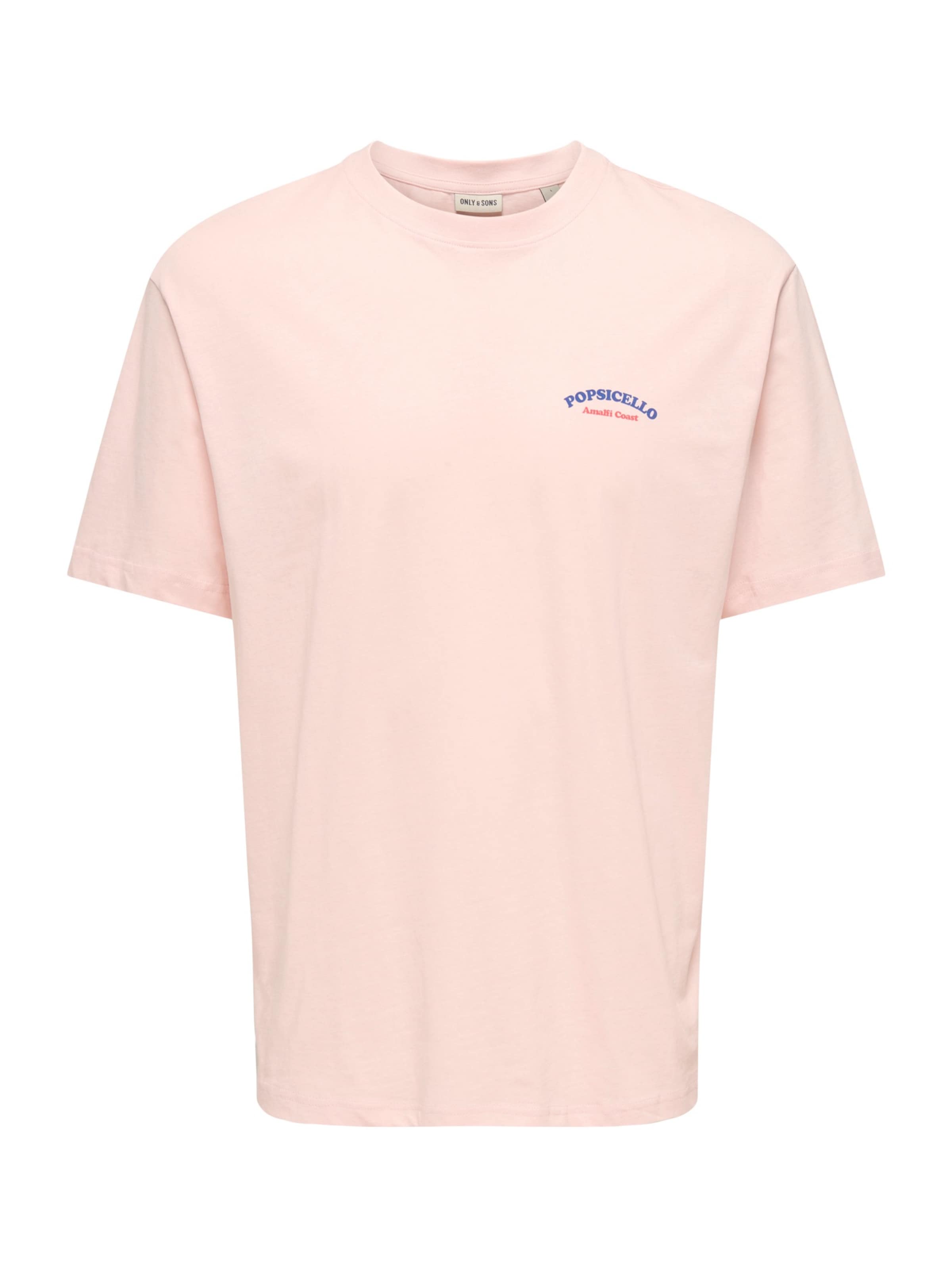 Only & Sons - Camiseta 'ONSPOPSICELLO' en rosa: frente