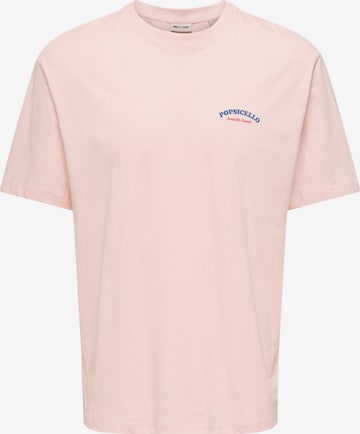 Only & Sons - Camiseta 'ONSPOPSICELLO' en rosa: frente
