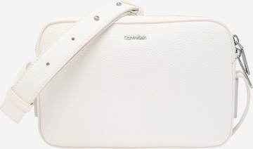 Sac à bandoulière Calvin Klein en blanc : devant