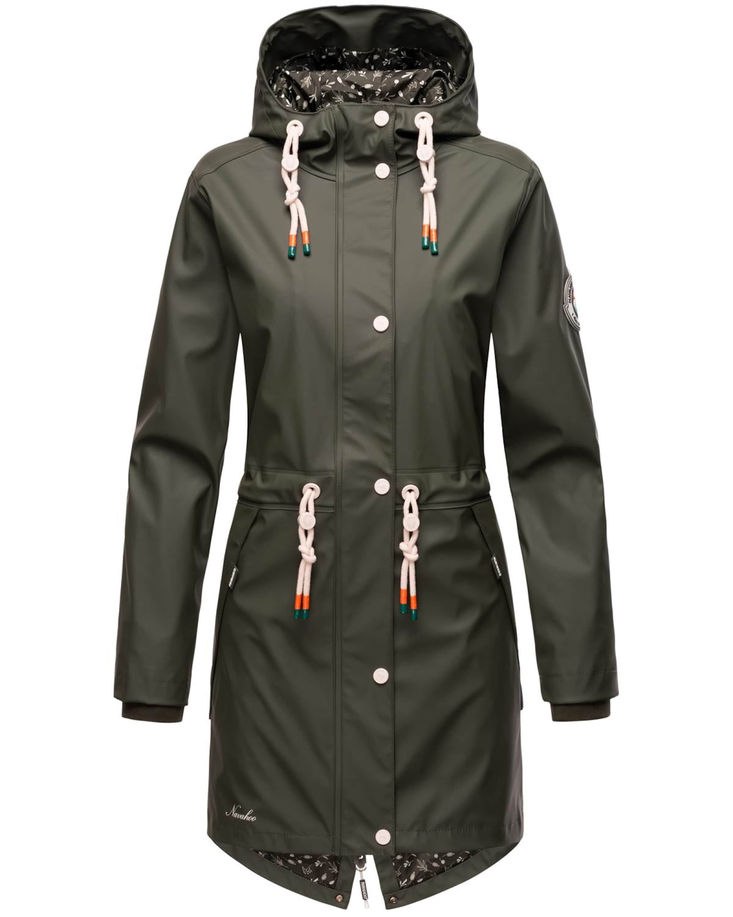 NAVAHOO Funktsionaalne jope 'Tropical Storm', värv roheline: eest vaates