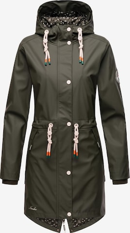 NAVAHOO Performance Jacket 'Tropical Storm' in Green: front