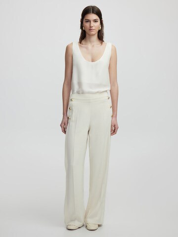 Ipekyol Loose fit Pleat-front trousers in Beige