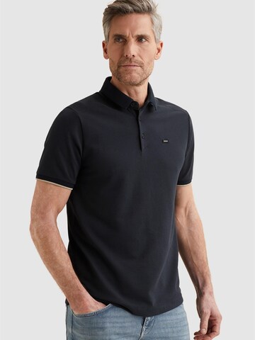 Maglietta 'Polo shirt in piqué blend' di VANGUARD in blu: frontale