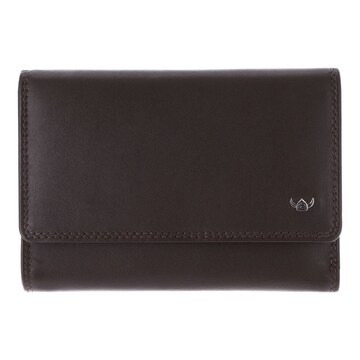 GOLDEN HEAD Wallet in Brown: front