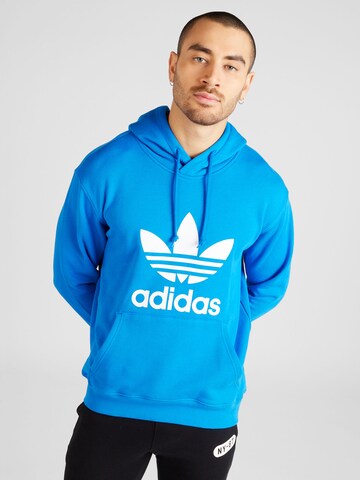 ADIDAS ORIGINALS - Sudadera 'Adicolor Classics Trefoil' en azul: frente