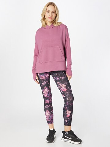 SKECHERS Skinny Sportbroek in Zwart