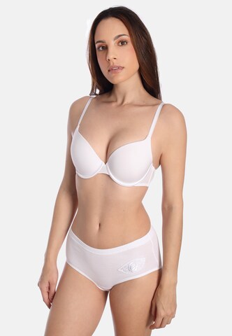 sassa Panty 'FINE RIB' in White: front