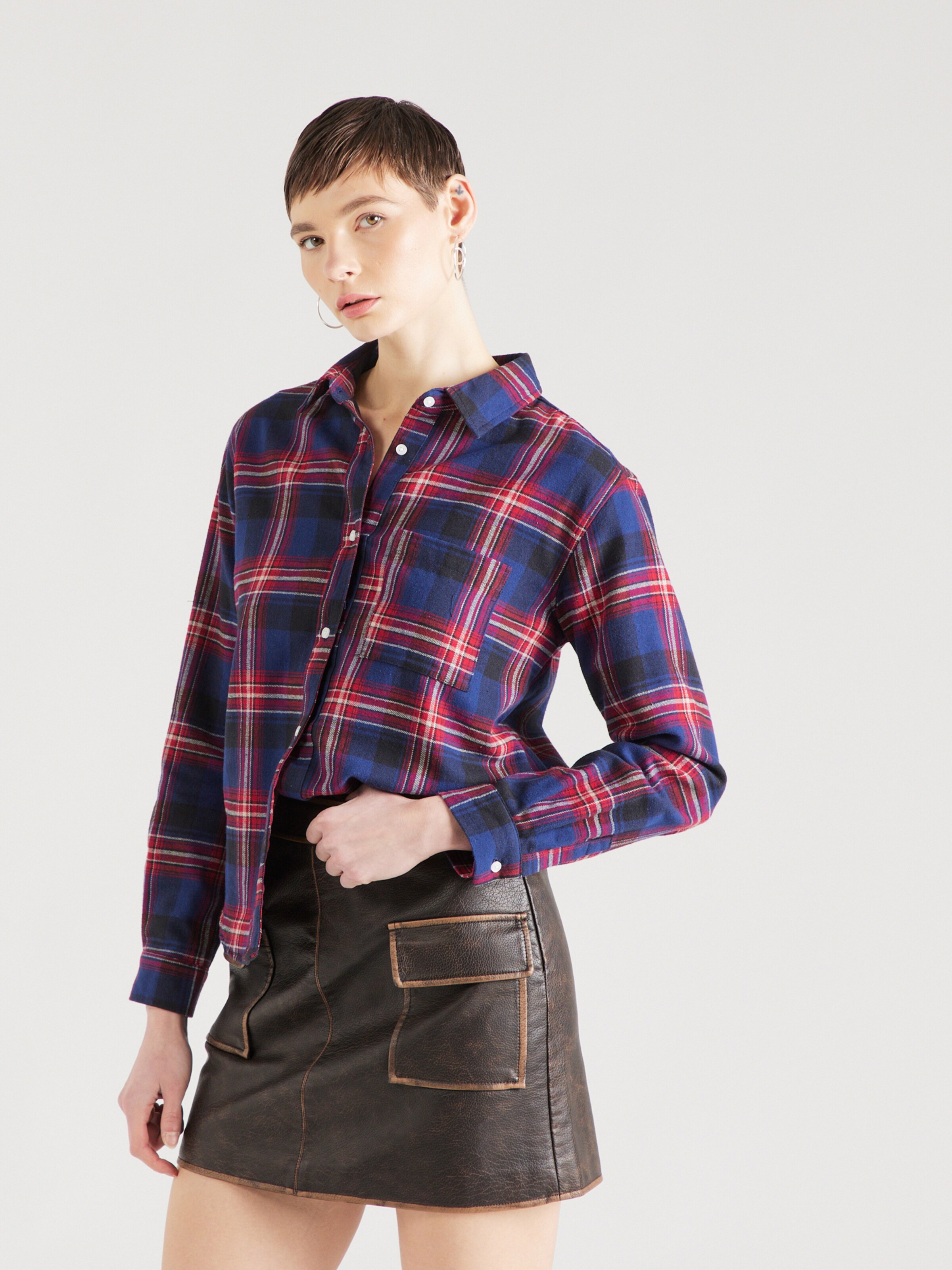 Blusas con cuadros hotsell