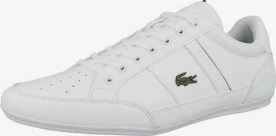 LACOSTE Baskets basses 'Chaymon' en vert / rouge / blanc, Vue avec produit