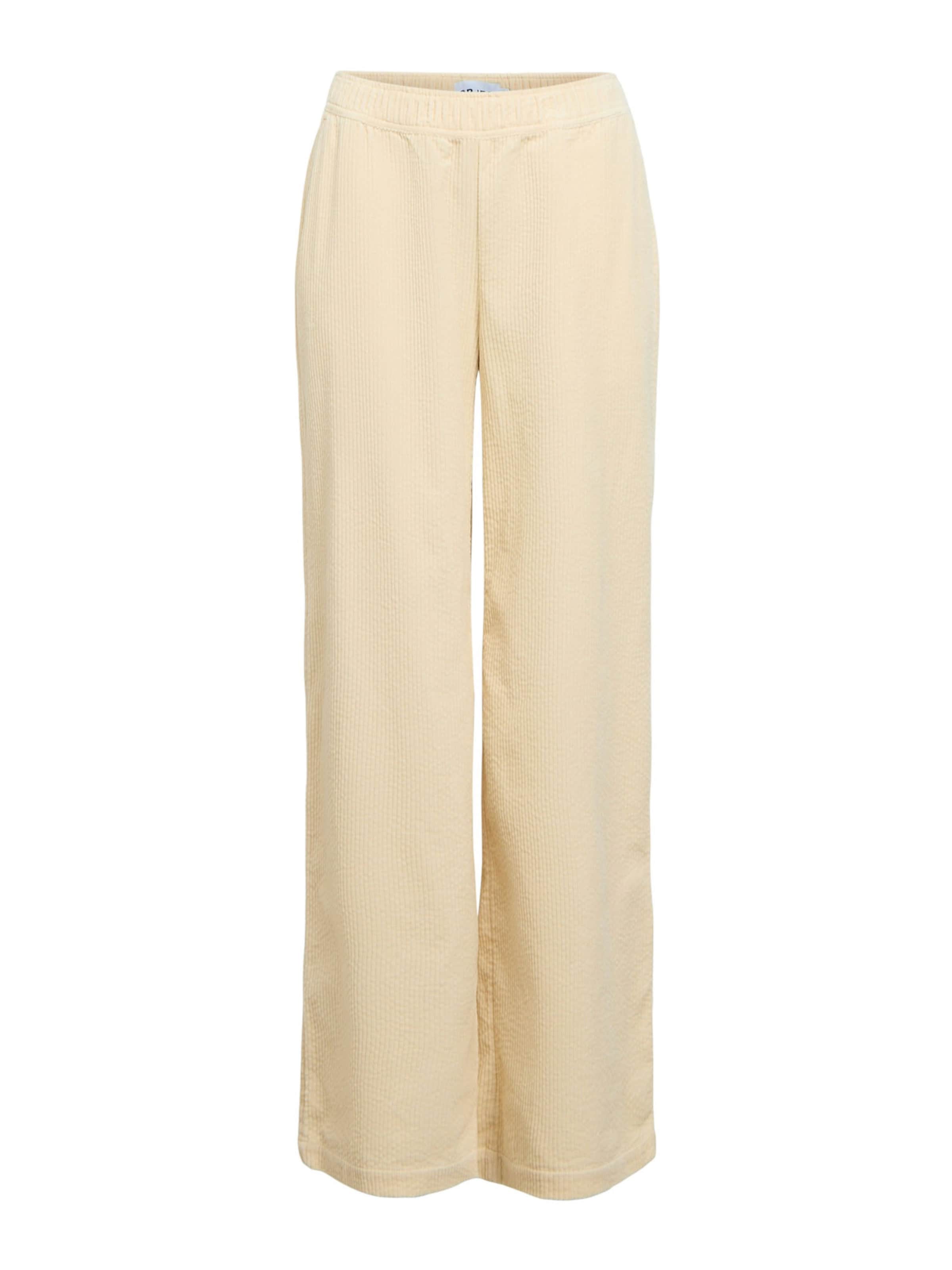 OBJECTregular Hlače 'OBJGala' - bež boja: prednji dio