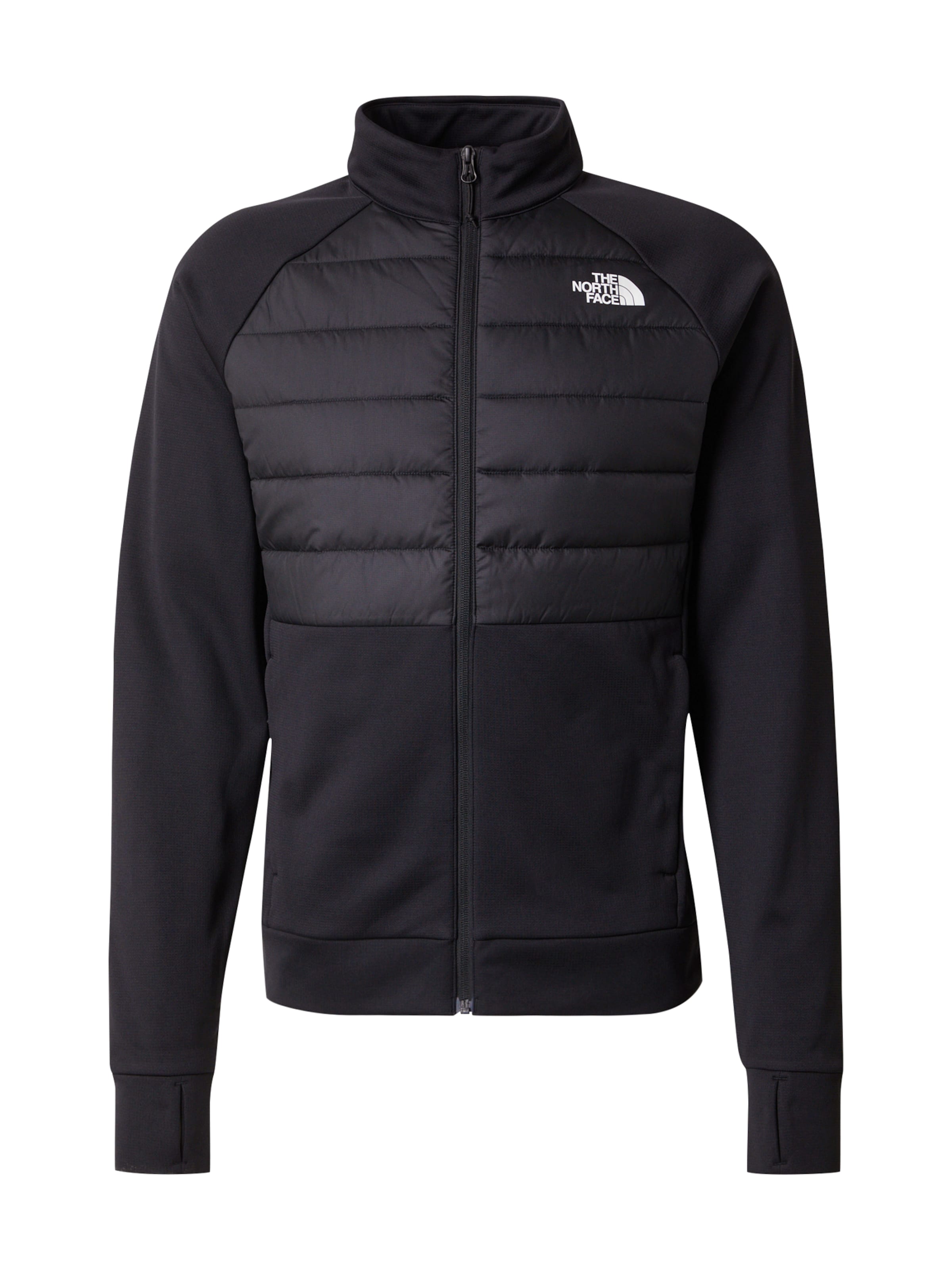 THE NORTH FACE Αθλητική ζακέτα φούτερ 'Reaxion 2.0' σε μαύρο: μπροστά