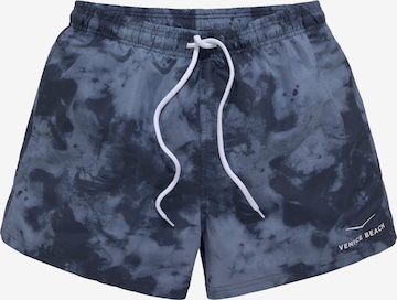 VENICE BEACH - Bermudas en azul: frente