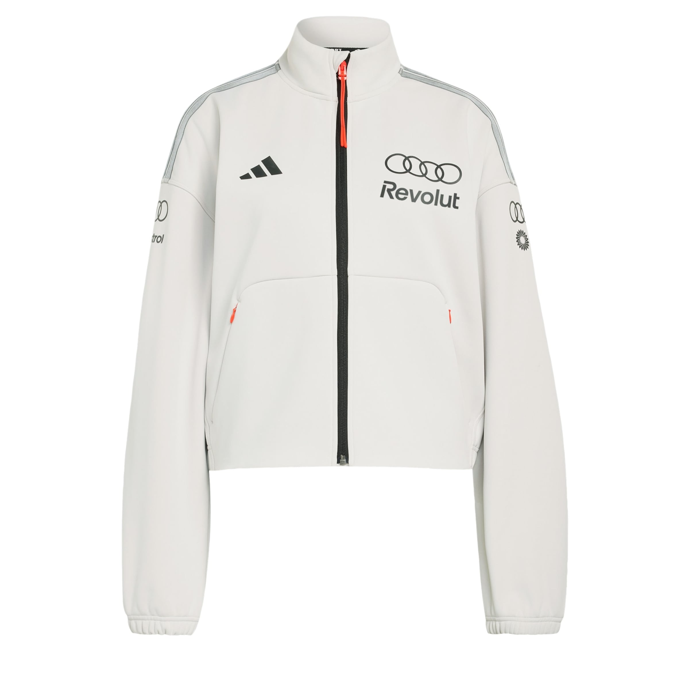 Veste de sport 'Audi Formula One Team Engineers And Marketing' ADIDAS PERFORMANCE en blanc : devant