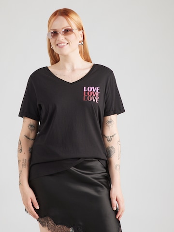 ONLY Carmakoma Shirt 'CARBEA' in Black: front
