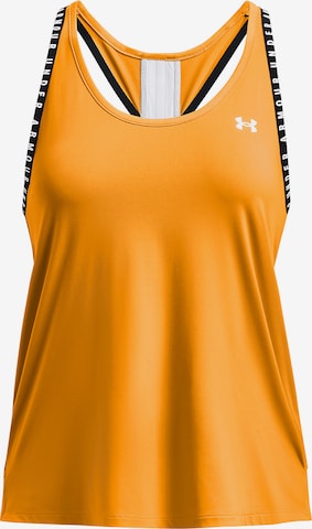 UNDER ARMOUR Sports Top 'Knockout' in Orange: front
