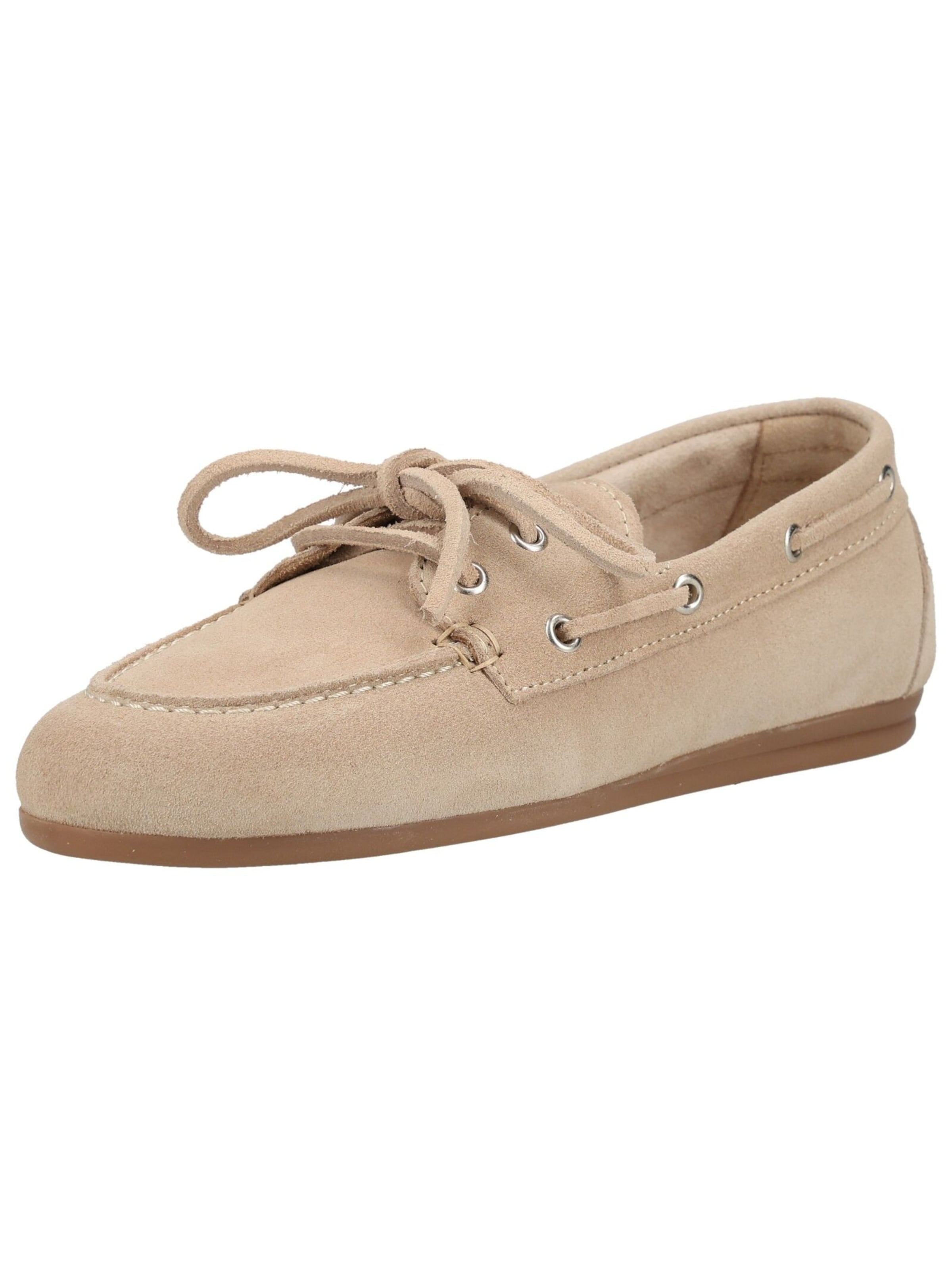 Mocassin PAVEMENT en beige : devant