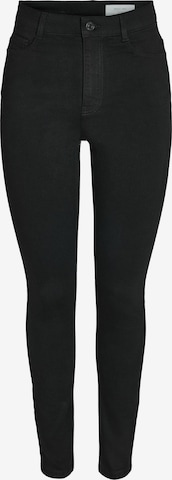 Noisy may Skinny Jeans 'SOLLY' in Zwart: voorkant