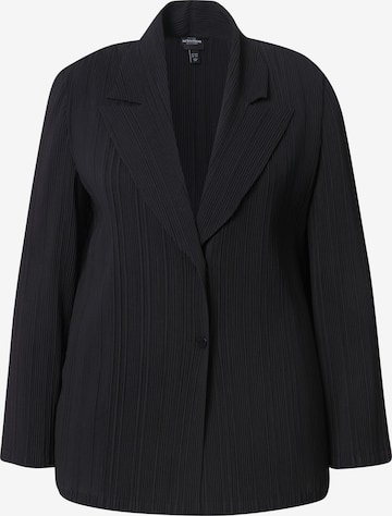 Ulla Popken Blazer in Schwarz: Vorderseite