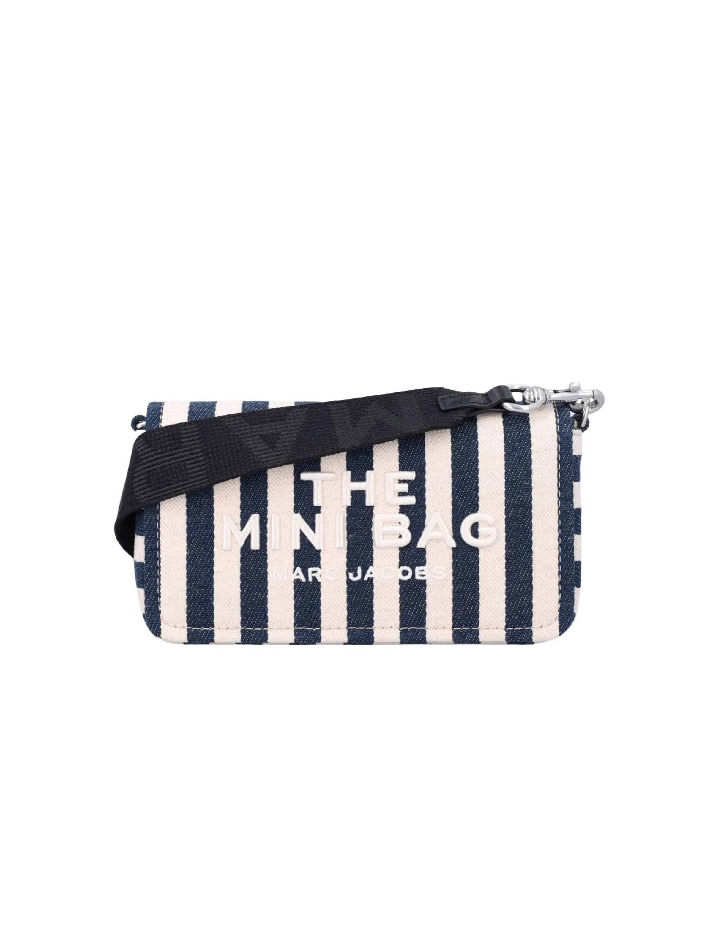 Marc Jacobs - Bolso de hombro 'The Mini Bag' en azul: frente