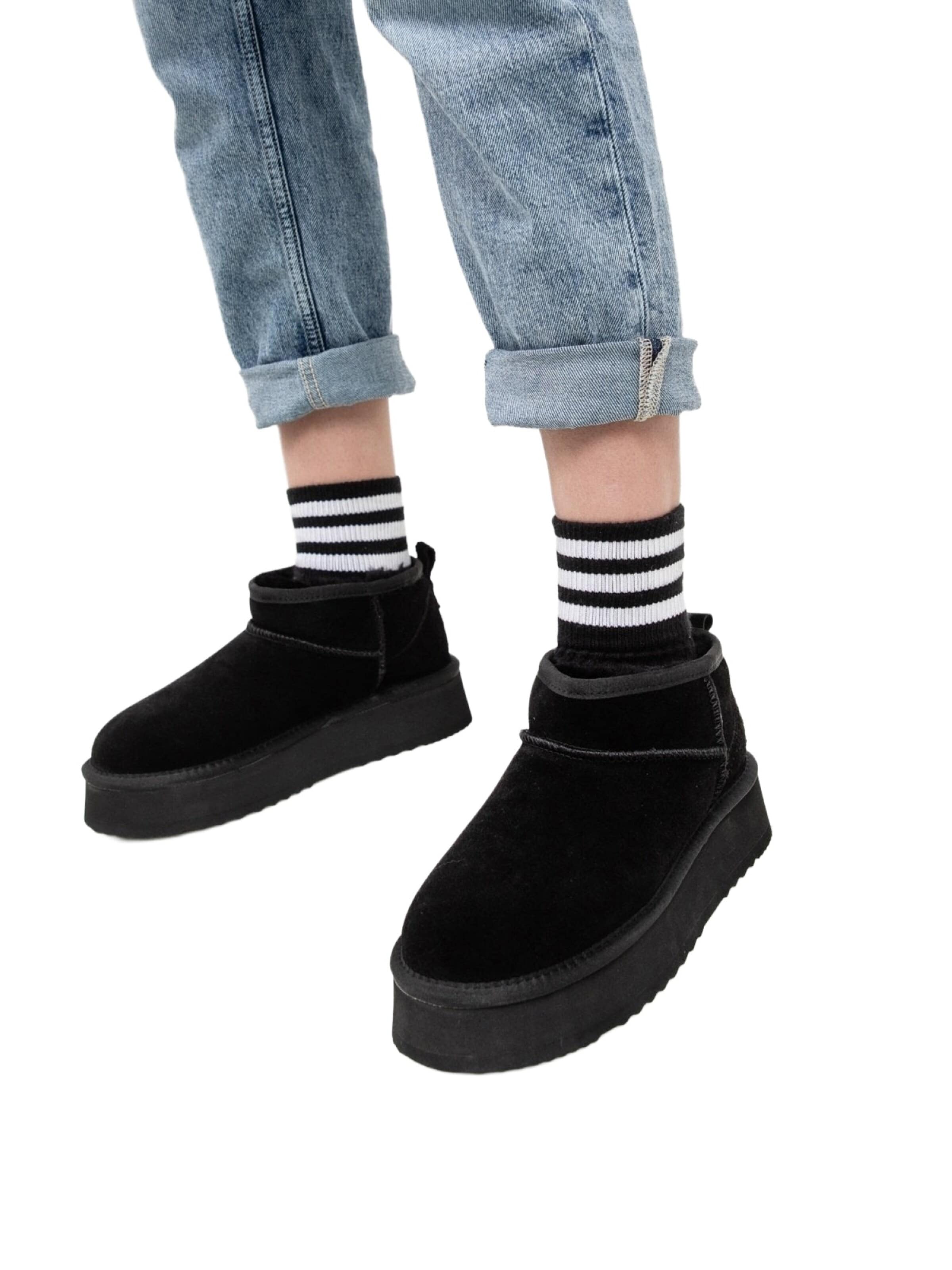L'Arte Milano Boots‌‌‌‌ in Schwarz
