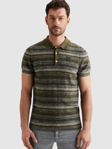 PME Legend Paita 'Polo shirt with color gradient and badge' värissä vihreä