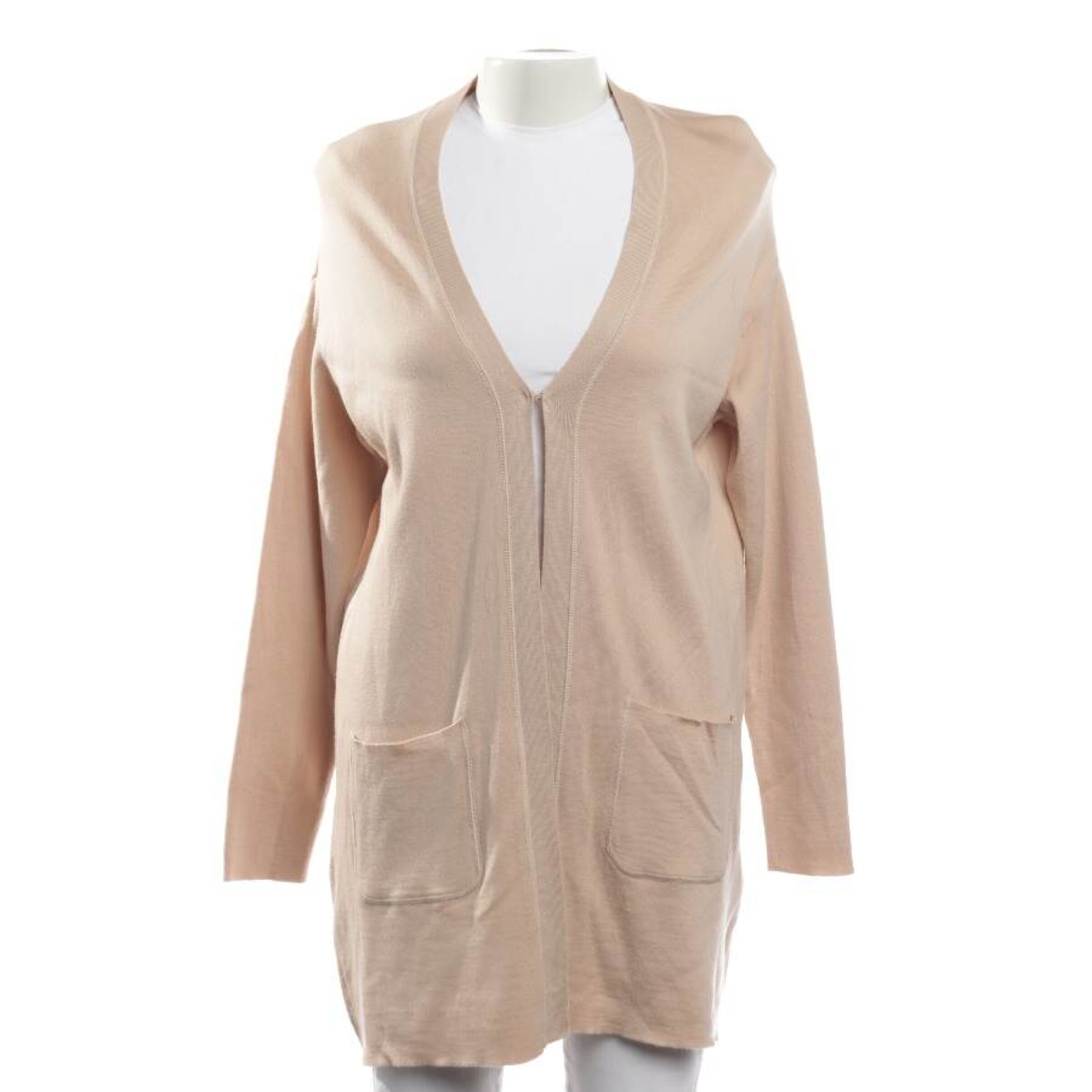 Hemisphere Sweater & Cardigan in L in White: front