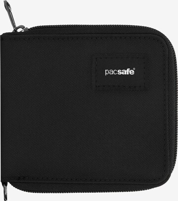 Pacsafe Wallet in Black: front