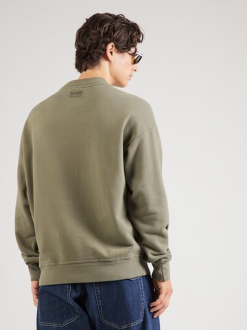NAPAPIJRI - Sudadera 'BRAIES' en verde: atrás